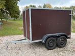 Gesloten aanhanger ongeremd 750kg, Auto diversen, Aanhangers en Bagagewagens, Ophalen of Verzenden, Zo goed als nieuw