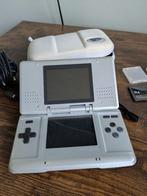 Nintendo DS (model NTR-001) zilver met 11 games, Ophalen, Gebruikt, DS Original of Phat, Met beschermhoes of tas