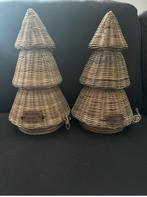 2 Riviera Maison rattan kerstbomen maat M, Diversen, Kerst, Ophalen