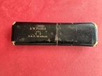 Vintage A.W. Faber Rekenliniaal met Etui D.R.P. 206428, Ophalen of Verzenden