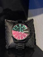 Diesel Mega chief st heren horloge, Overige merken, Staal, Polshorloge, Ophalen of Verzenden
