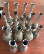 Vintage Thaise Tinnen Vaasjes Collectie, Antiek en Kunst, Antiek | Vazen, Ophalen of Verzenden