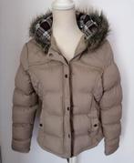 SUPER TRENDY beige jack met cappuchon en bont mt. 40, Kleding | Dames, Jassen | Winter, Ophalen of Verzenden, Nieuw, Maat 38/40 (M)