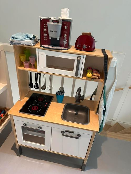 Ikea speelkeuken compleet met extra’s en kast, Kinderen en Baby's, Speelgoed | Speelkeukens, Zo goed als nieuw, Hout, Ophalen of Verzenden