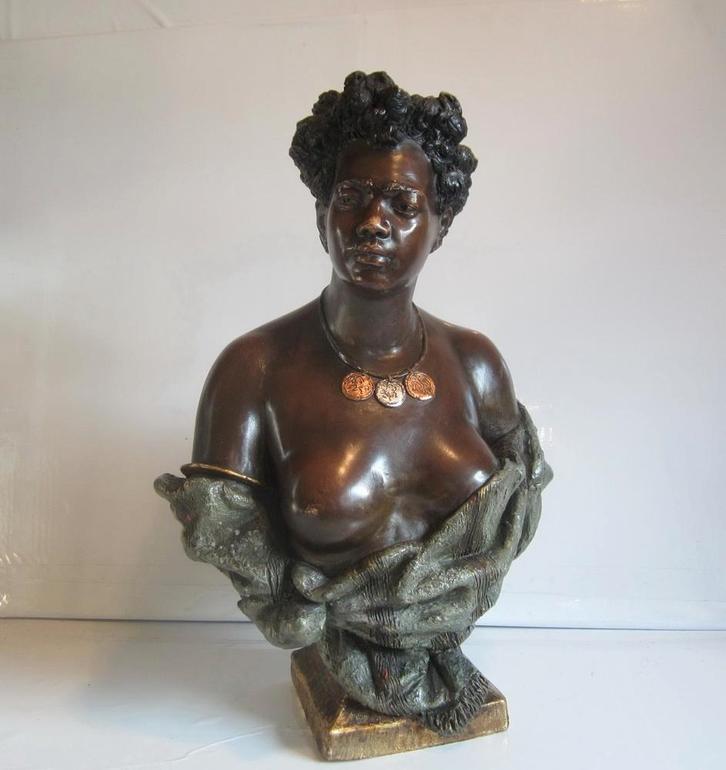 Antieke terra cotta Goldscheider, ca 1900, Antiek en Kunst, Kunst | Beelden en Houtsnijwerken, Ophalen of Verzenden