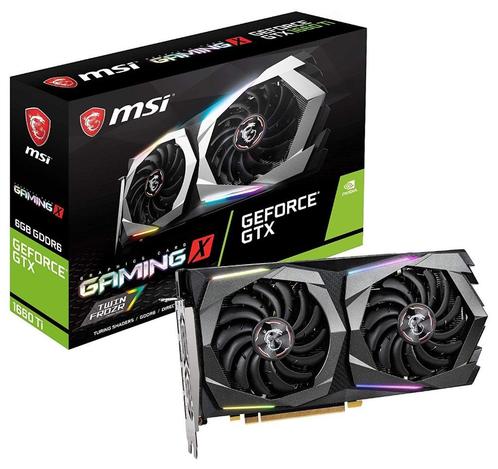 MSI GeForce GTX 1660 Ti Gaming X 6G, Computers en Software, Videokaarten, Gebruikt, Nvidia, PCI-Express 3.0, GDDR6, HDMI, DisplayPort