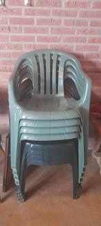 Stapelstoelen, Tuin en Terras, Tuinstoelen, Ophalen, Gebruikt, Kunststof