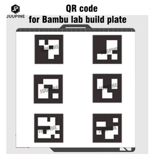 QR Code Stickers voor Bambu Lab X1C build plates, Computers en Software, 3D-printerbenodigheden, Nieuw, Ophalen of Verzenden