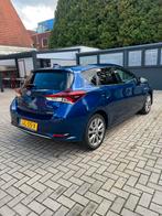 Toyota Auris Executive 1.8 Hybrid 2017 pnrmdak Aut  99000 km, Auto's, Euro 6, 4 cilinders, Blauw, Leder en Stof
