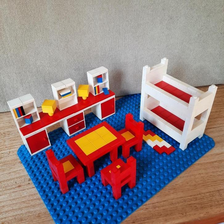 LEGO | 262 Homemaker Kinderkamer - Vintage 1972, Kinderen en Baby's, Speelgoed | Duplo en Lego, Gebruikt, Lego, Complete set, Ophalen of Verzenden