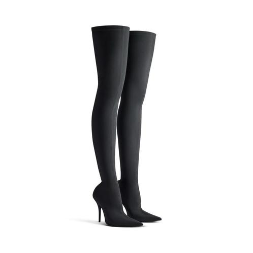 Balenciaga Knife 110mm Maat 37.5, Kleding | Dames, Schoenen, Nieuw, Hoge laarzen, Zwart, Ophalen of Verzenden