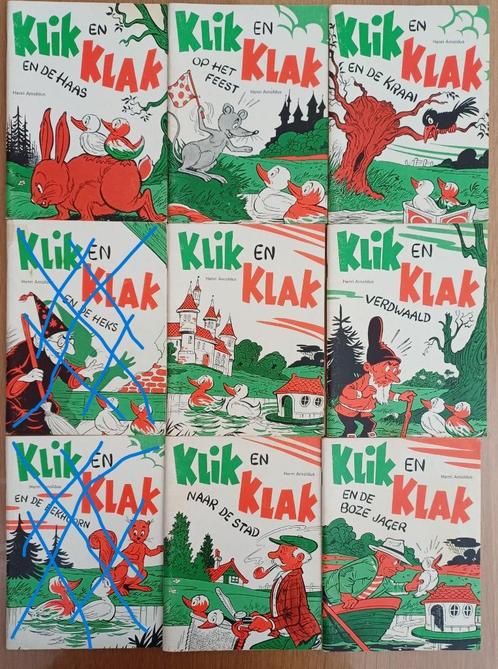 KORTING! 7x Klik en Klak boekjes - Henri Arnoldus, Boeken, Kinderboeken | Jeugd | onder 10 jaar, Gelezen, Fictie algemeen, Ophalen of Verzenden