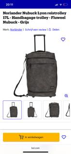 Nubuck lyon trolley grey, Sieraden, Tassen en Uiterlijk, Tassen | Reistassen en Weekendtassen, Ophalen, Uitschuifbare handgreep