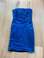 Blauwe cocktail jurk van ZARA maat S/M, Kleding | Dames, Gelegenheidskleding, Gedragen, Blauw, Cocktailjurk, Ophalen of Verzenden