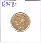 Gouden tientje 1825 Brussel Willem 1 voor 975 euro, Koning Willem I, Losse munt, 10 gulden, Goud