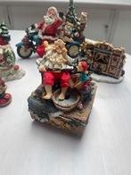 Kerst beeldjes kerstman speeldoos draaiorgel, Diversen, Kerst, Ophalen of Verzenden, Zo goed als nieuw