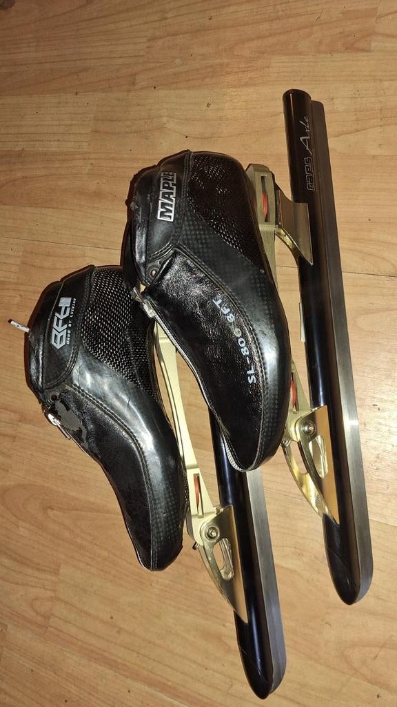 Maple Klapschaatsen Maat 38 - Raps Axle Onderstel, Sport en Fitness, Schaatsen, Klapschaats, Verzenden, Zo goed als nieuw, Maple