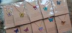 Vlinder ketting/uitdeelcadeautje feestje/traktatie/partij, Ophalen of Verzenden, Nieuw, Overige typen, Verjaardag