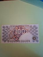 100 gulden steenuil uit 1992 in AUNC, Ophalen of Verzenden, 100 gulden, Los biljet