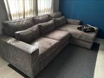 Zgan ribcord antraciet California 2,5 zits bank, Ophalen, Zo goed als nieuw, Stof, Ribcord