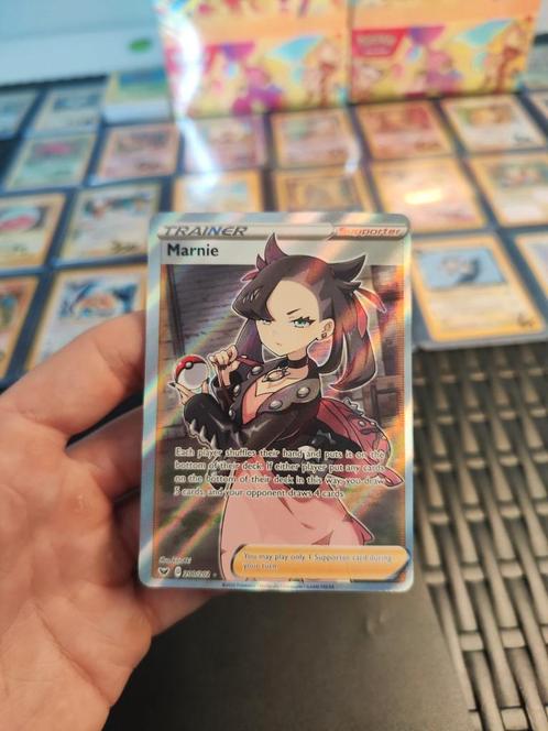 🖤 3x Marnie 200 Sword & Shield, Hobby en Vrije tijd, Verzamelkaartspellen | Pokémon, Zo goed als nieuw, Losse kaart, Ophalen of Verzenden