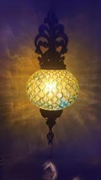 wandlamp met glazen bol, Ophalen of Verzenden, Nieuw, Glas, Oosters