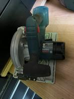 Bosch Blauw GKS 18V-57 Accu cirkelzaag body, Ophalen of Verzenden, Zo goed als nieuw, Cirkelzaag, 30 tot 70 mm
