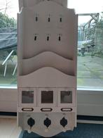 Houten sleutelrek met opbergvakken, Huis en Inrichting, Ophalen, Gebruikt, Overige typen