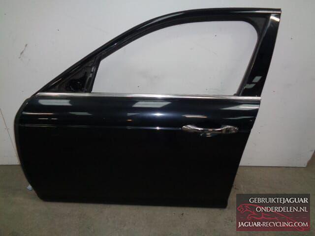 Deur links voor X350 zwart, Auto-onderdelen, Carrosserie en Plaatwerk, Deur, Jaguar, Voor, Links, Gebruikt, Ophalen of Verzenden