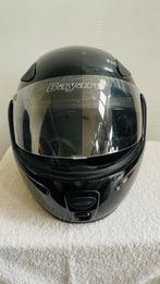 Zwarte systemische motor helm, Motoren, Ophalen, Tweedehands, Systeemhelm, Overige merken