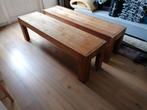 Teakhouten eetkamerbanken, Ophalen, Minder dan 75 cm, 150 tot 200 cm, Driepersoons
