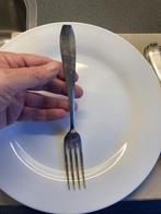 Sola 90 Art Deco Dinervork model 1640 verzilverd bestek vork, Ophalen of Verzenden