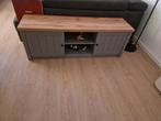 Grijze tv meubel Marksel, Ophalen, 150 tot 200 cm, Zo goed als nieuw, Minder dan 100 cm