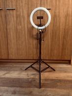 Ringlamp met Statief, Audio, Tv en Foto, Fotografie | Fotostudio en Toebehoren, Ophalen of Verzenden, Zo goed als nieuw, Overige typen