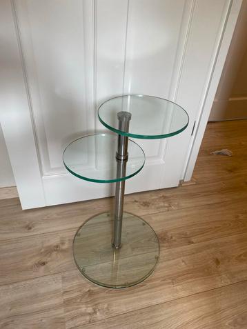 Dutch Originals Bijzettafel Glas/Metaal beschikbaar voor biedingen