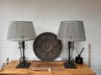 Te koop mooie set tafellamp inclisief kap, Ophalen, Zo goed als nieuw, Metaal, 50 tot 75 cm