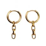 16mm Oorringen Dames Verguld RVS Oorbellen + Ketting-Hanger, Sieraden, Tassen en Uiterlijk, Oorbellen, Overige materialen, Birgitta-Gracht 33, 6465 EL Kerkrade, Nederland