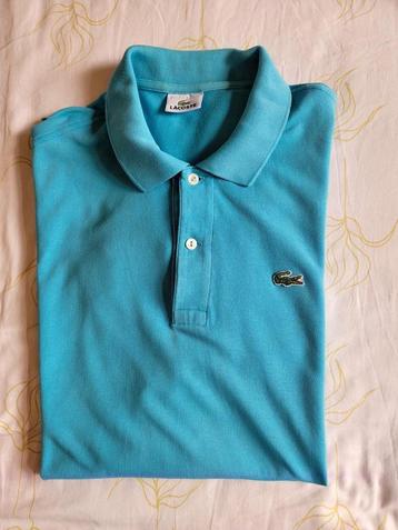 Super mooie, originele, hemelsblauwe Lacoste polo XXL, Fr.7  beschikbaar voor biedingen