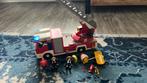 Brandweerauto en beandweerhelicopter playmobil, Kinderen en Baby's, Speelgoed | Playmobil, Zo goed als nieuw, Ophalen