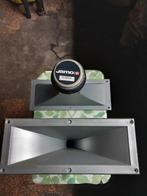 Jamo hoogdrivers/ hoorns aangeboden 27 x 11 cm H- 025-4, Ophalen of Verzenden, Zo goed als nieuw, 60 tot 120 watt, Front, Rear of Stereo speakers