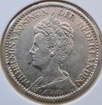 mooie 1 gulden 1912, Postzegels en Munten, Munten | Nederland, Ophalen of Verzenden, Koningin Wilhelmina, 1 gulden, Zilver