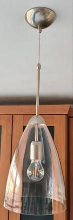 Hanglamp glas, Ophalen of Verzenden, Zo goed als nieuw, Glas, Minder dan 50 cm
