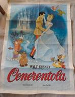 Grote oude Disney Assepoester poster.  Italiaans., Verzamelen, Posters, Ophalen of Verzenden, A1 t/m A3, Film en Tv