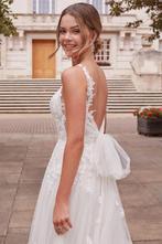 Trouwjurk maat 38/40 open rug, Kleding | Dames, Ophalen of Verzenden, Zo goed als nieuw, Wit, Trouwjurk