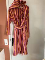 Vrolijke dik katoen badjas roze, lila, geel  S, Ophalen of Verzenden, Gedragen