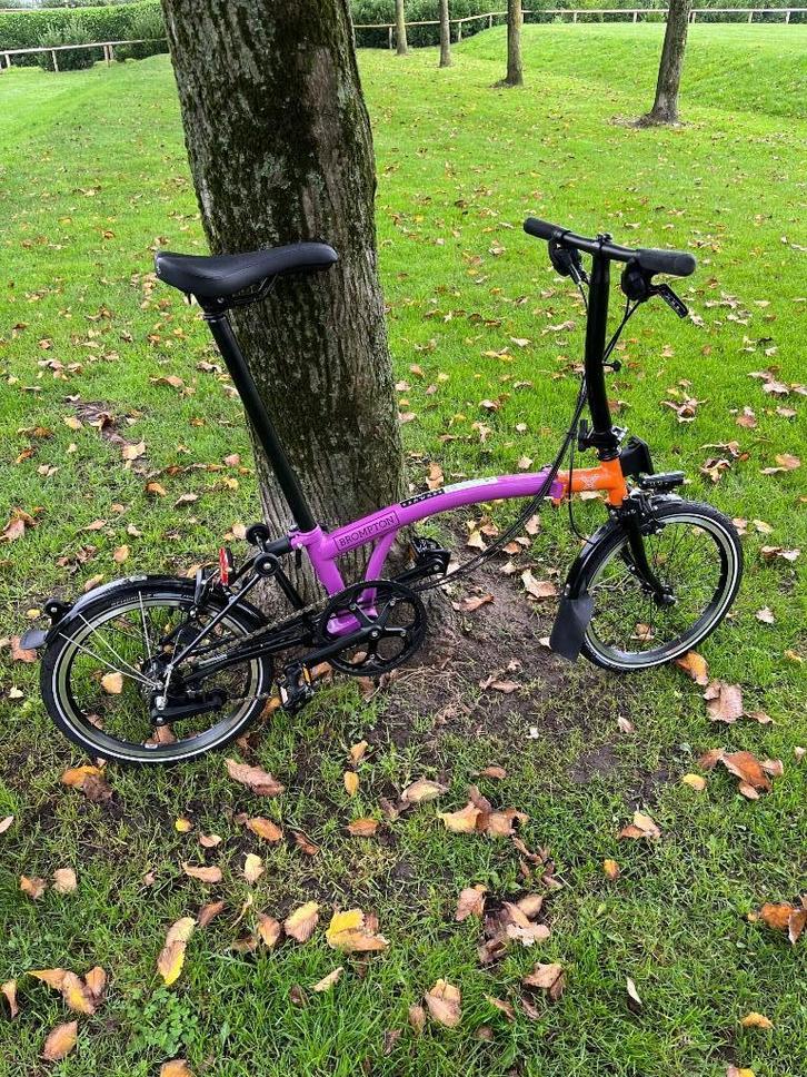 Vouwfiets BromptonxKenzo, Antiek en Kunst, Curiosa en Brocante, Ophalen