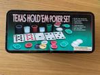 Texas Pokerset, Hobby en Vrije tijd, Gezelschapsspellen | Kaartspellen, Vijf spelers of meer, Ophalen, Gebruikt, Ntb