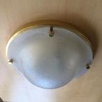 OPRUIMING jaren 70 Glashütte Limburg messing pafonniere, Peill Putzler glas, Glas, Jaren 70, MCM