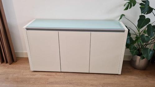 Dressoir, Huis en Inrichting, Kasten | Dressoirs, Gebruikt, 150 tot 200 cm, 25 tot 50 cm, Glas, Ophalen