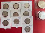 Juliana  10 mooie guldens en 2 Tien Gulden1945-1970, Postzegels en Munten, 1 gulden, Koningin Juliana, Setje, Zilver